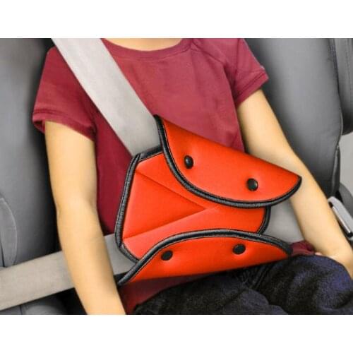 Car Seat Safety Belt Cover suit for children /baby/lady Adjustable Triangle Safety Seat Belt Pad Clips Child Protection