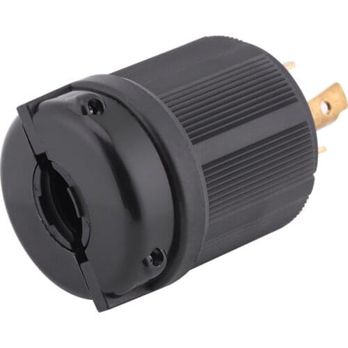 Plug Connector Power Adapter L14-30P 30A 4 Wire Twist Lock Electrical Plug Converter 125V-250V Generator Plug