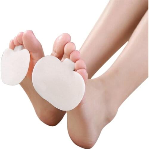 1 Pair High-heeled Shoes Forefoot Cushion Pads Silicone Insole Orthotics Half Yard Pad Foot Care Insoles Metatarsal Toe Support