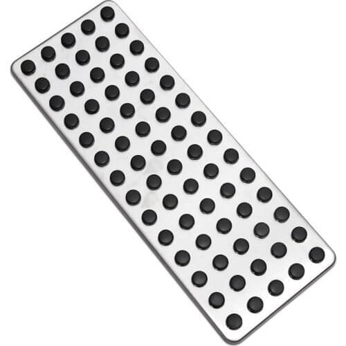 Steel Footrest Foot Rest Dead Pedal Pad Cover for Mercedes Benz A B C E S CLS SLK CLA GLA GLK ML G GL Series Car Styling