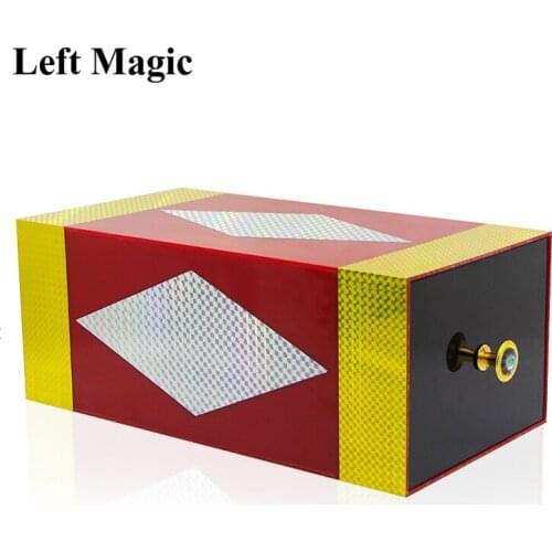 Drawer Box (Acrylic) Transparent Magic Tricks Production Items Box Appearing Magia Magician Stage Illusions Gimmick Props