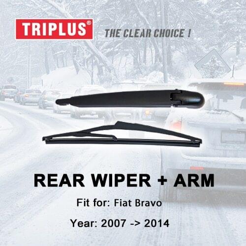 Rear Wiper Arm with Blade for FIAT BRAVO (2007-2014) 1pc 12" 290mm, Rear Wiper Arm & Rear Wiper Blades