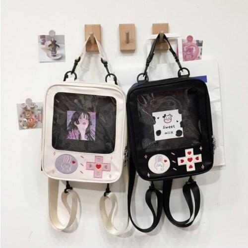 Women School Backpack Cute Game Console Design Convertible Ladies CartoonCasual Daypack Travel Shoulder Bags Casual Rucksack