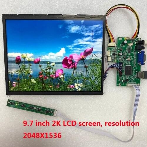 9.7-inch display display module kit HD VGA resolution 2048X1536IPS full viewing angle LCD panel suitable for DIY 2K