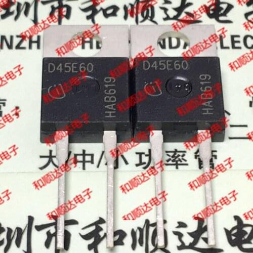 10pcs/lot IDP45E60 D45E60 New Spot TO-220-2 Fast 600V