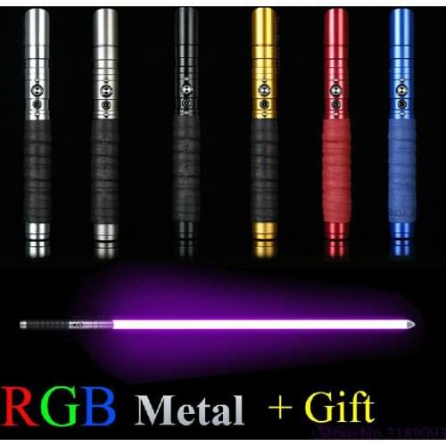 11 Changing Color Lightsaber Rgb Light Saber Lighting Heavy Dueling Sound Metal Handle