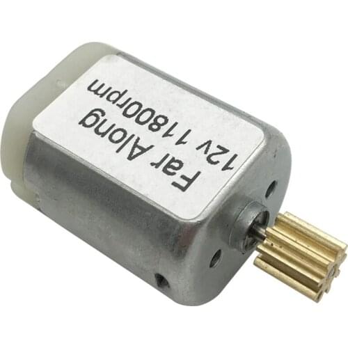 12V Micro DC High Speed Motors 11800RPM With Gear M0.7*9 Teeth For Car Rearview Mirror Central Control Lock Car Door Lock Motor