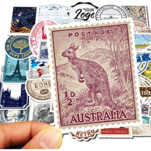30/50 PCS Retro Travel Graffiti Stamps Stickers for Car Styling Bike Motorcycle Phone Laptop Luggage Cool Funny JDM Decal
