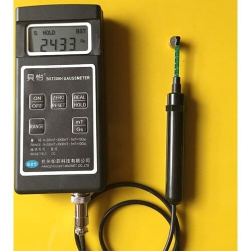 BST200H 0 ~ 200mT ~ 2000mT Magnetic Measurements Gauss Meter Field Tesla Positioning Precision Reliable Test Data Handheld