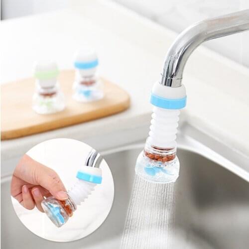 Household Faucet Filter Anti-Spill Shower Bathroom Rotatable Faucet Sprinkler Kitchen Plastic Water Saver