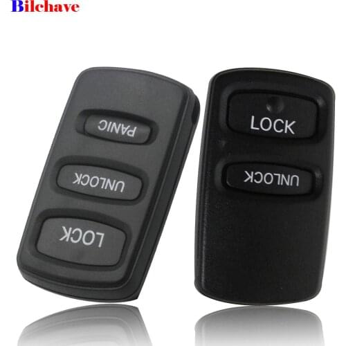 Bilchave 2/3 Buttons Remote Car Key Shell Fob Cover For Mitsubishi Lancer Outlander Pajero V73 Galant Montero Sport Key Case