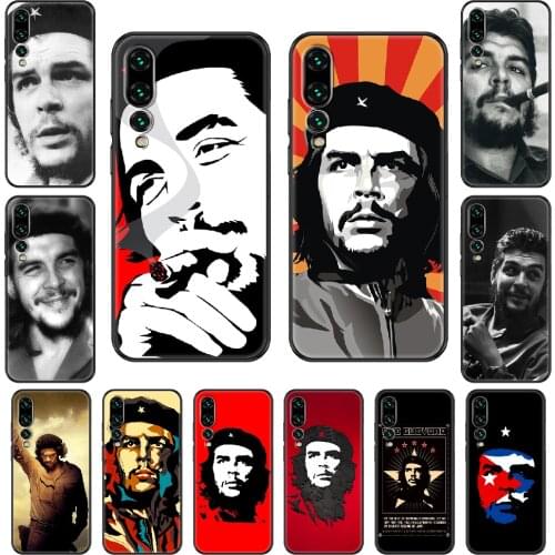 Che Guevara Cuba Leader Phone case For Huawei P 8 10 20 30 Smart Plus 2019 Z Lite Pro 2017 2019 black soft prime art cell cover