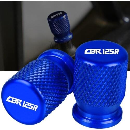 For Honda CBR125R CBR125RR CBR 125R 125RR 2011-2020 Motorcycle Aluminum Accessorie Wheel Tire Valve Stem Caps CNC Airtight Cover
