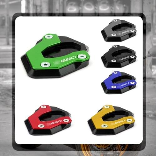 For Kawasaki Z650 Z 650 2017 2018 2019 Motorcycle Kickstand Foot Side Stand Extension Pad Support Plate