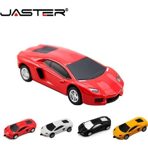 JASTER reative minn car model USB 2.0 Usb stick 64GB Flash Drive 4GB 8GB 16GB 32GB Pendrive Gift for children