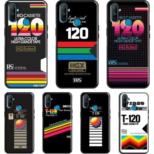 Retro VHS tape Cassette vaporwave For OnePlus 9 Pro 8 Pro Nord 8T 9R Case For OPPO Realme 8 Pro Q3 6 7 Pro C15 C3 GT Cover