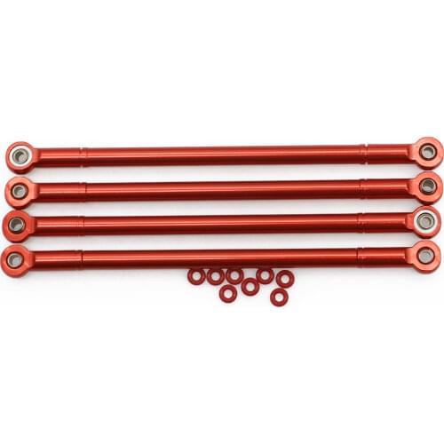 4Pcs Alloy Cnc Machined Suspension Link Set For 1/10 Hpi Venture Fj Cruiser Crawler Rc Hobby Model Car part