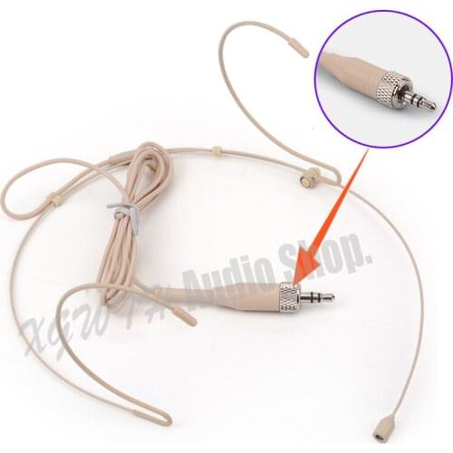 Perfect for Singing Concert Headset Microphone Mini 3.5mm Jack Stereo Screw Lock Cardioid Condenser Mic for Sennheiser Wireless