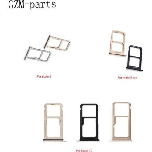GZM-parts 3pcs/lot Phone Sim Tray For Huawei Mate 9 SIM Card Tray Socket Slot Holder Replacement For Huawei Mate 9 Pro Mate 10