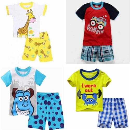 New Kids Pijamas Sleepwear Boys Pyjamas Girls Pajamas Sets 2-7 Years Children Nightwear Homewear Toddler Clothes Suits