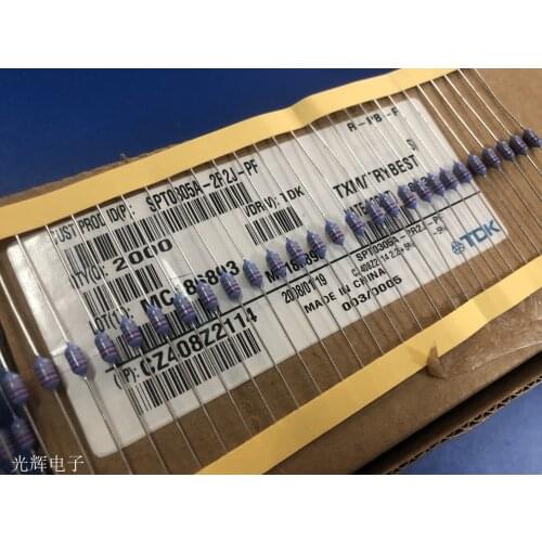 Original New 100% axial color ring inductor SPT0305A-2R2J 1/4W 2.2UH copper foot J gear 5