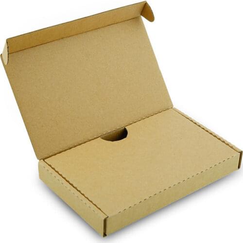 Recyclable Corrugated Box Mailers - Kraft Paper Box Perfect for Shipping Small Mobile Phone Case -179x111x22mm