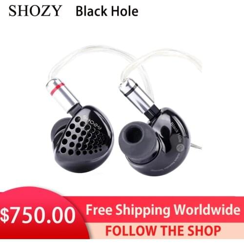 SHOZY Black Hole 3.5mm Monitor Wired Open Single Motion Coil In Ear ACG classical Hong Kong Music Loud Field Earphones earbuds