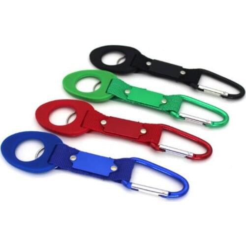 Rubber Water Bottle Buckle for Camping Hiking Traveling Outdoor Carabineer High Elasticity Kettle Holder Clip