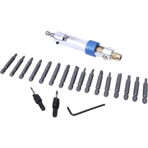 20 Pcs Swap Drill Bit Drill Driver Swivel Head Quick-change Driving Repair Tools Set Multipurpose Machine Repair Tools