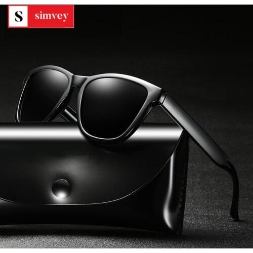 Simvey HD Polarized Sunglasses for Women Men Classic Retro Brand Designer Beach Sun Shade TAC UV400