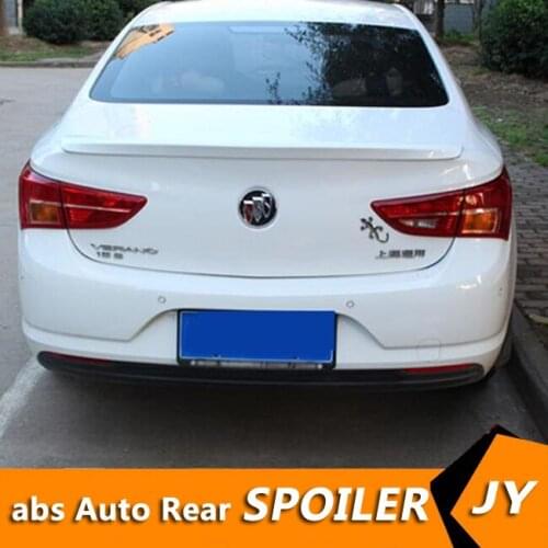 For BUICK Verano Spoiler 2015-2016 Verano spoiler High Quality ABS Material Car Rear Wing Primer Color Rear Spoiler