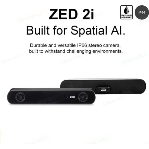 STEREO LABS ZED 2i Camera 2.2K 3D Mapping Maximum Resolution 4416 x 1242 support Neural Depth Sensing,Spatial Object