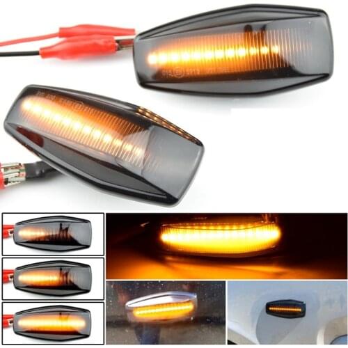 LED Amber Side Marker Light Indicator Dynamic Turn Signal Lamp Assembly Fit for Hyun-Dai I10/Getz/Elan-Tra