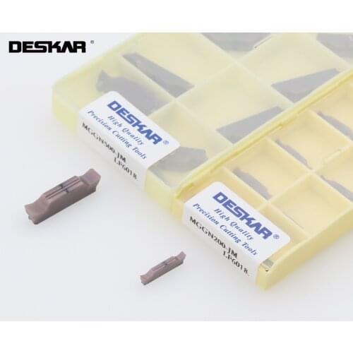 DESKAR MGGN150 MGGN200 MGGN250 MGGN300 MGGN400 MGGN500 R L LF6018 Carbide Slot Grooving Turning Tools CNC Lathe Cutter Tool
