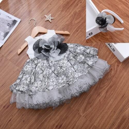 Yoliyolei Lovely Printed Princess Girl Dress Casual Girls Flower Clothes Ball Gown Sweet Summer Girl Dress For Kids Clothing