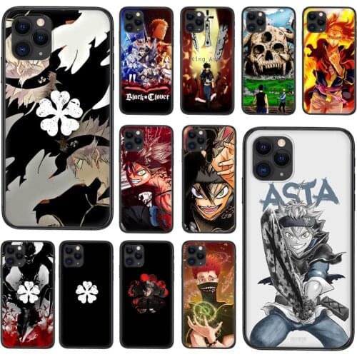 Top Quality For Xiaomi Redmi K40 K30 K30S K20 Gaming 9 9C 8 8A 7 7A 6 6A 5 4X 4A Nfc Plus Pro 5G Black Clover Anime Protector