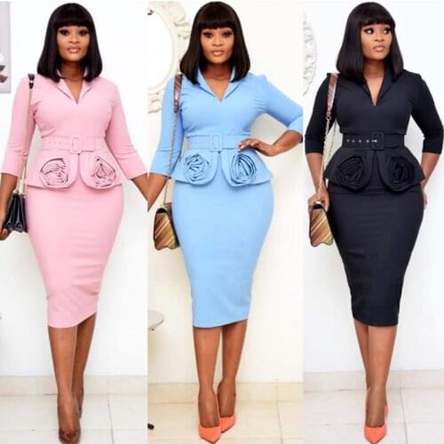 S-3XL Plus Size African Dresses For Women 2020 African Clothes Africa Dress Summer Dashiki Robe Ladies Clothing Ankara Dresses