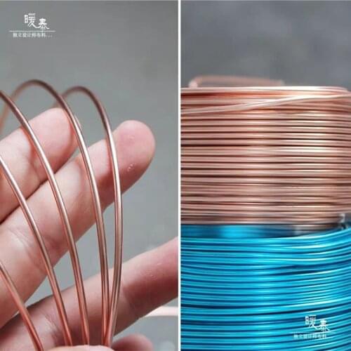 Rigid Aluminum Wire Material Gold Blue Green DIY Flower Crafts Jewelry Decor Clothes Modelling Contour Designer Accessories