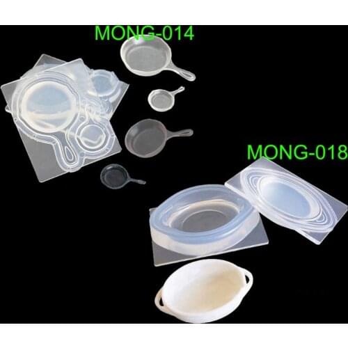 1 Set Mini Pan Pot Resin Silicone Mold Epoxy Resin Jewelry Tools Art Craft Tools
