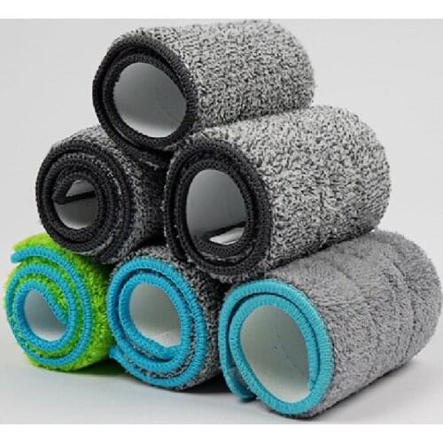 4 Pcs Replacement Mop Head Pads Flat Squeeze Replace Cloth Microfibre Rags Dry Cleaning Spray for Xiaomi Washing Nozzle Napkins