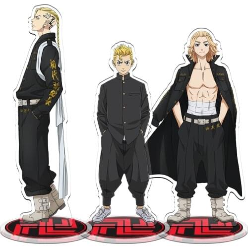 Anime Tokyo Revengers 20cm Figure Cosplay Acrylic Stands Manjiro Ken Takemichi Hinata Atsushi Model Plate ollection Props