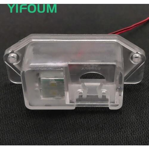 YIFOUM Car Rear View Camera Bracket License Plate Light Housing Mount For Mitsubishi Eclipse Lancer 8 9 10 EX EVO Mirage Pajero