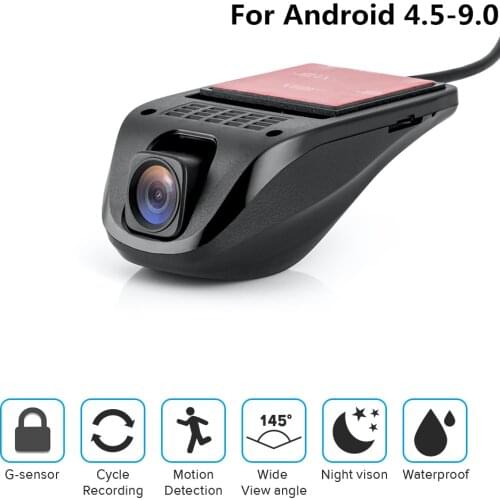 Mini Car DVR USB Camera Dashcam Full HD Registrator Video Recorder G-sensor Night Vision Car Dash Cam For Android System USB DVR