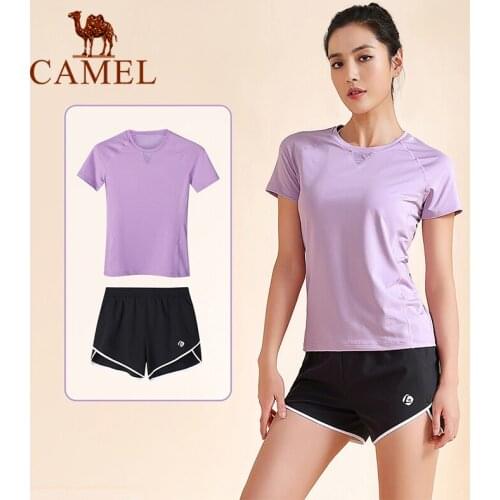Camel Running Clothes And Shoes
