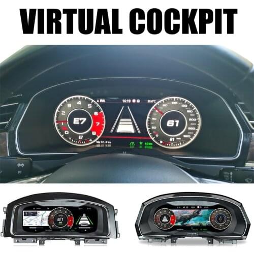 Digital Virtual Cockpit For VW Golf 7 R GTI MK7 MK7.5 PASSAT CC Speedometer Instrument Panel Digital Dashboard Cluster