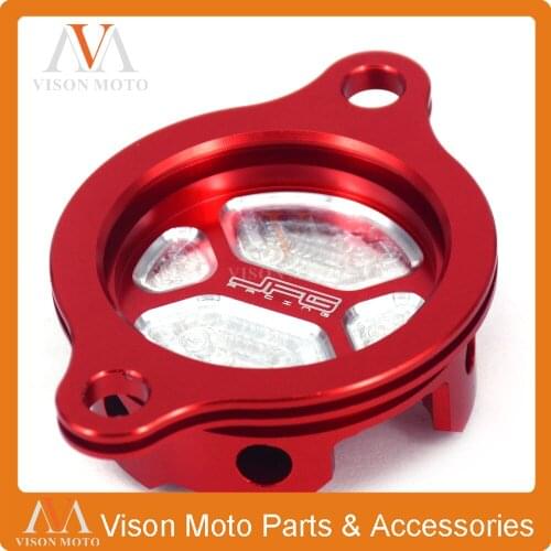 CNC Motorcycle Billet Oil Filter cap Cover For Honda CRF250R 2010 2011 2012 2013 2014 2015 2016 2017 2010-2017 Dirt Bike