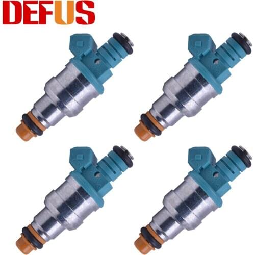 DEFUS New Bico 4x Fuel Injector OE 0280150993 With 3 Holefor Fiesta Ka Courier 1.0/1.3L Fuel Injection Value Gasoline Petrol Car