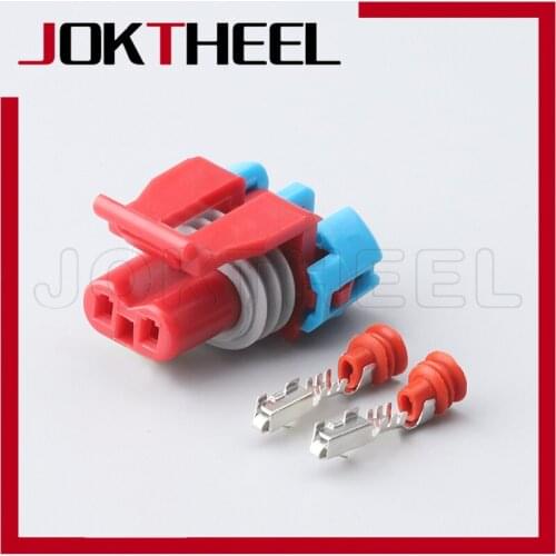 Joktheel 1/5/10/20 sets kit Delphi 2 Pin way female auto wire sensor plug connector Valve EGR for Nissan Paladin ZXAUTO 12052643