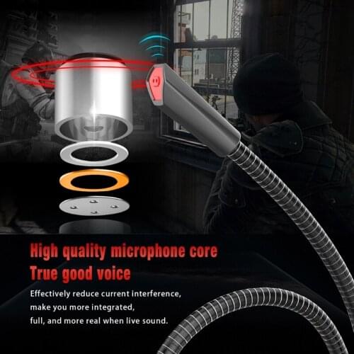 Computer USB Microphone MIC Drive-free voice chat For PC Laptop Loud Speaker M5TE