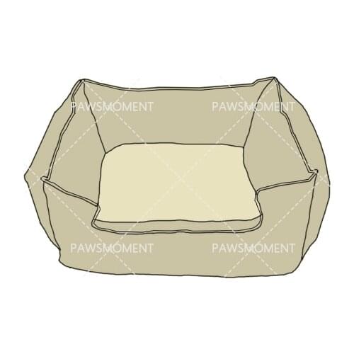 Leather Pet Dog Beds for Small Dogs Puppy Bed for Yorkies Sofa House Poodles Nest Sleeping Letter Printing Bed Warm PB0067